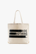 ‍Hide Nothing Canvas Tote Bag (100% off)
